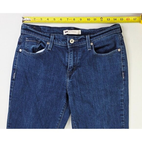 Levis Size 28X32 Womens Size 6M 515 Bootcut Blue Denim 5 Pocket Logo Tag Jeans - Picture 2 of 14
